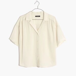 Madewell silk camp shirt - Sz M